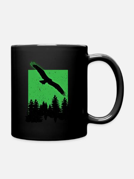 Seeadler Greifvogel Adler - Tasse einfarbig - Schwarz