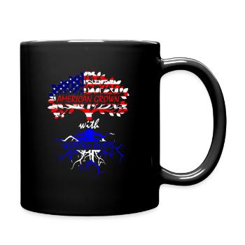 Scotland USA - Full Colour Mug - black - Right