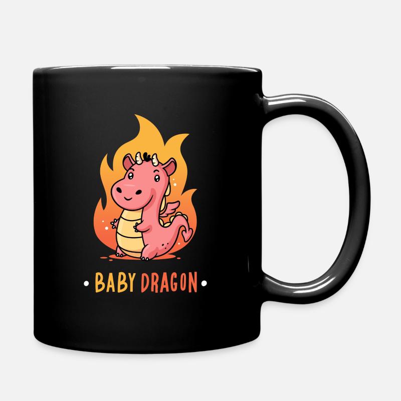 Bébé dragon - Mug uni - noir