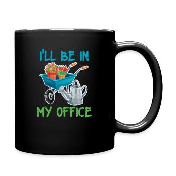 Jardinage - Mug uni - noir - Droite