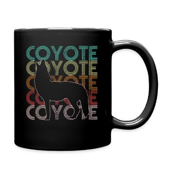 coyote - Mug uni - noir - Droite
