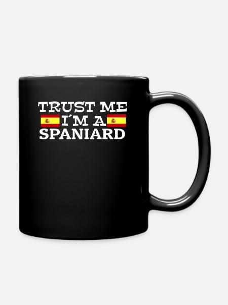 Spanien - Tasse einfarbig - Schwarz