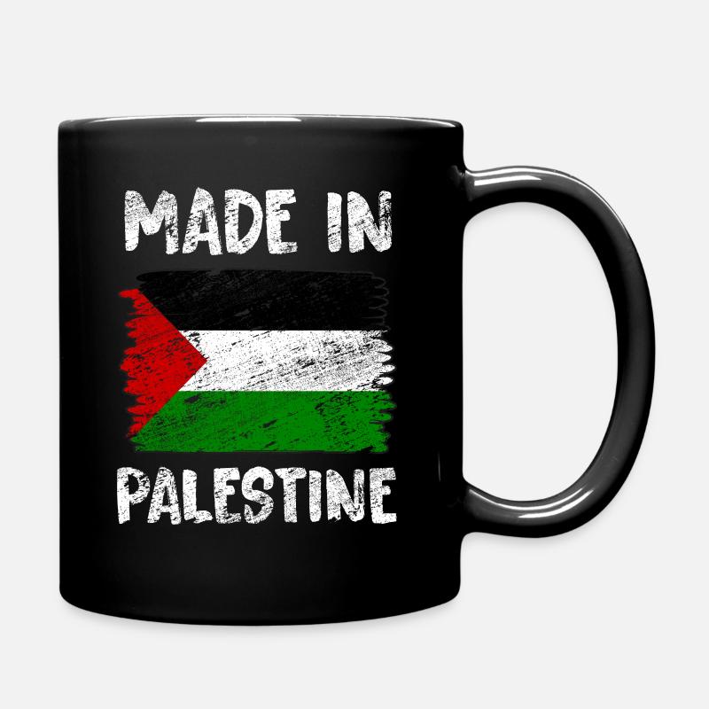 Palästina - Tasse einfarbig - Schwarz