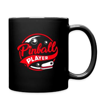 Pinball Pinball Pinball Machine Pinball Lever Game - Full Colour Mug - black - Right