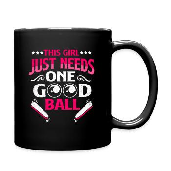 Pinball Pinball Pinball Machine Pinball Lever Game - Full Colour Mug - black - Right