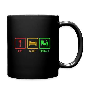 Flipper - Tasse einfarbig - Schwarz - Rechts
