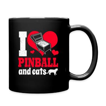 Flipper - Tasse einfarbig - Schwarz - Rechts