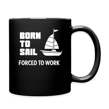 Sailing Captain - Full Colour Mug - black - Right
