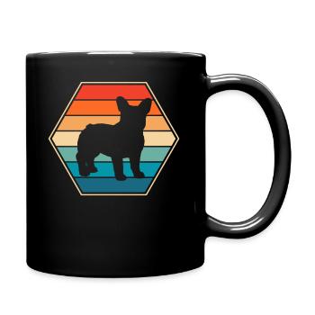 Bulldog français - Mug uni - noir - Droite