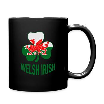 Wales Ireland - Full Colour Mug - black - Right