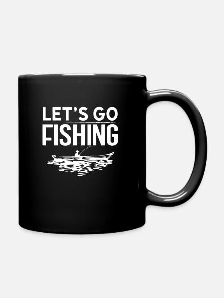 Angler - Tasse einfarbig - Schwarz