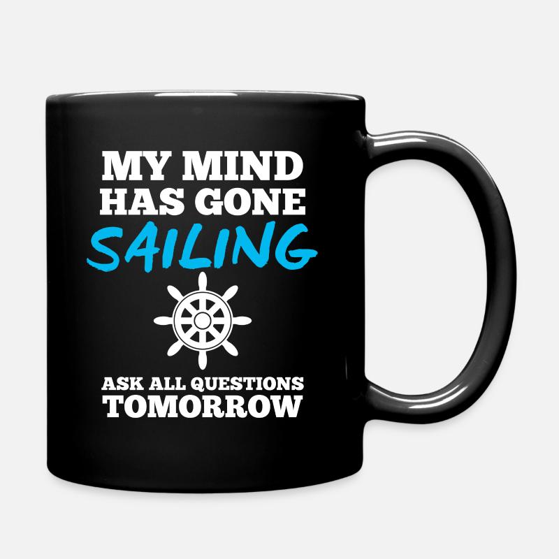 Sailing Captain - Full Colour Mug - black