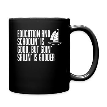 Sailing Captain - Full Colour Mug - black - Right