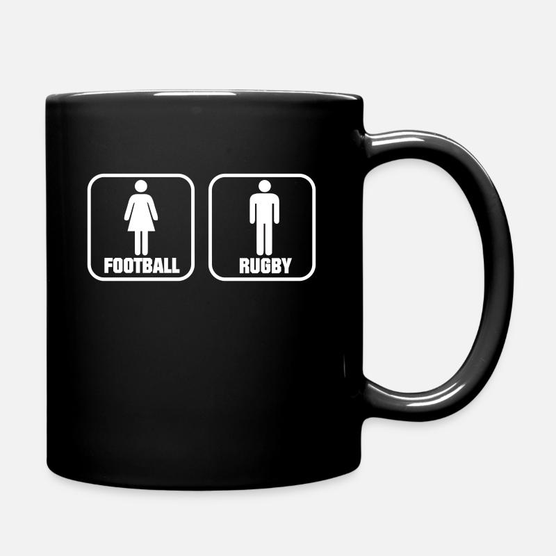 rugby - Mug uni - noir