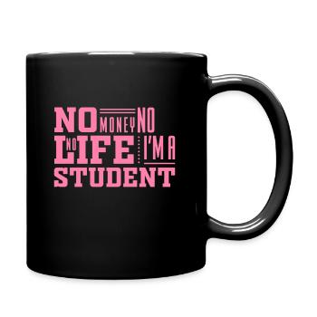 Étudiante - Mug uni - noir - Droite