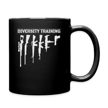 Armes Idée cadeau Tir sport sort de genre blague - Mug uni - noir - Droite