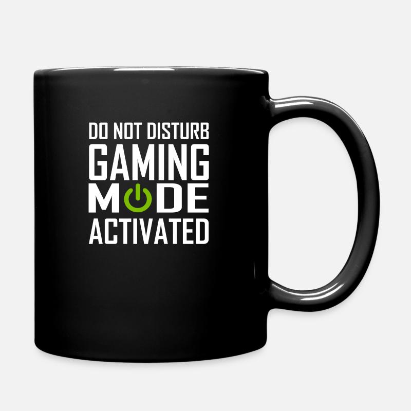 Gaming Mode Activated - Gamer video game gift - Full Colour Mug - black