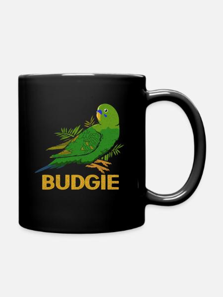 Budgie - Full Colour Mug - black