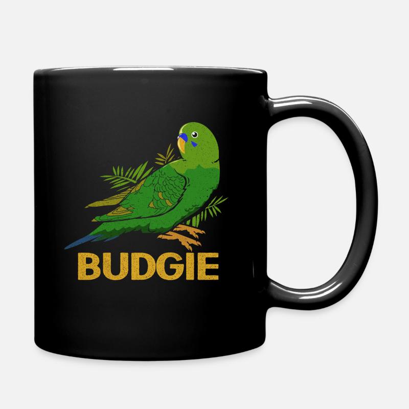 Budgie - Full Colour Mug - black