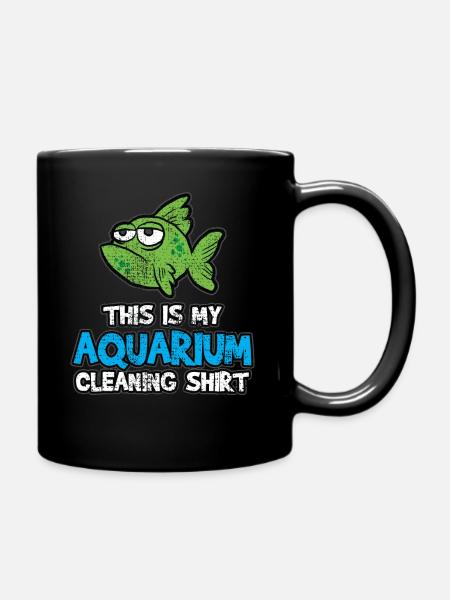 Aquarium - Tasse einfarbig - Schwarz