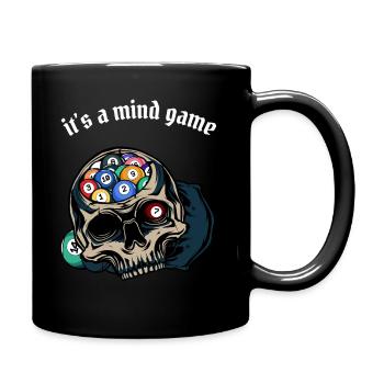 Billard - Tasse einfarbig - Schwarz - Rechts