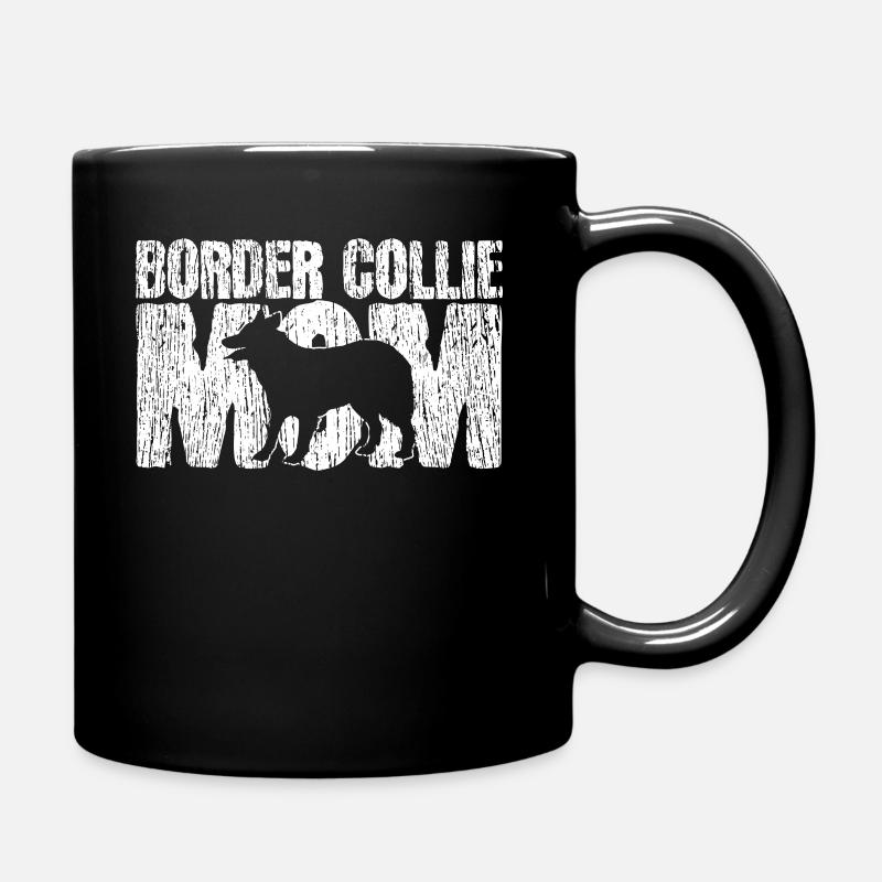 Maman Border Collie - Mug uni - noir