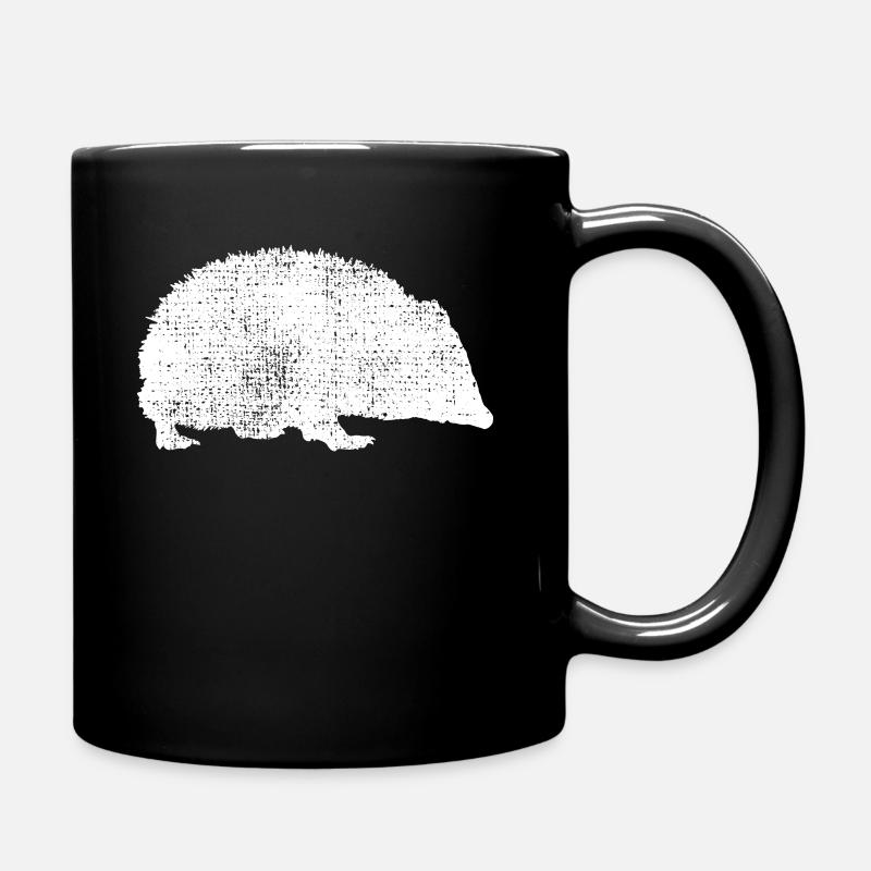 Igel Igel Igel - Tasse einfarbig - Schwarz