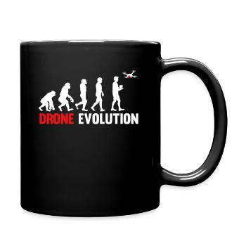 Drone Evolution - Full Colour Mug - black - Right