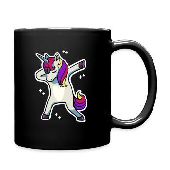 Cadeau Electro Disco Party Dabbing Party de Licorne - Mug uni - noir - Droite