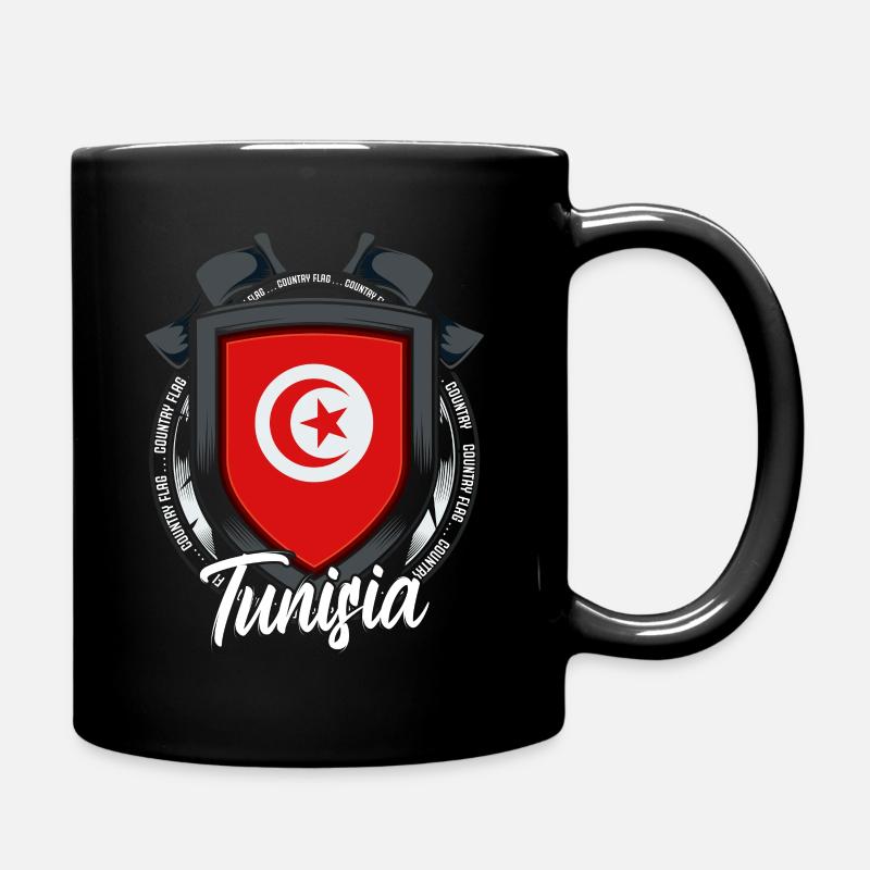 Tunisia - Full Colour Mug - black