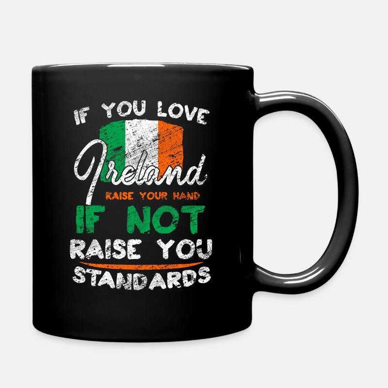 Irland - Tasse einfarbig - Schwarz