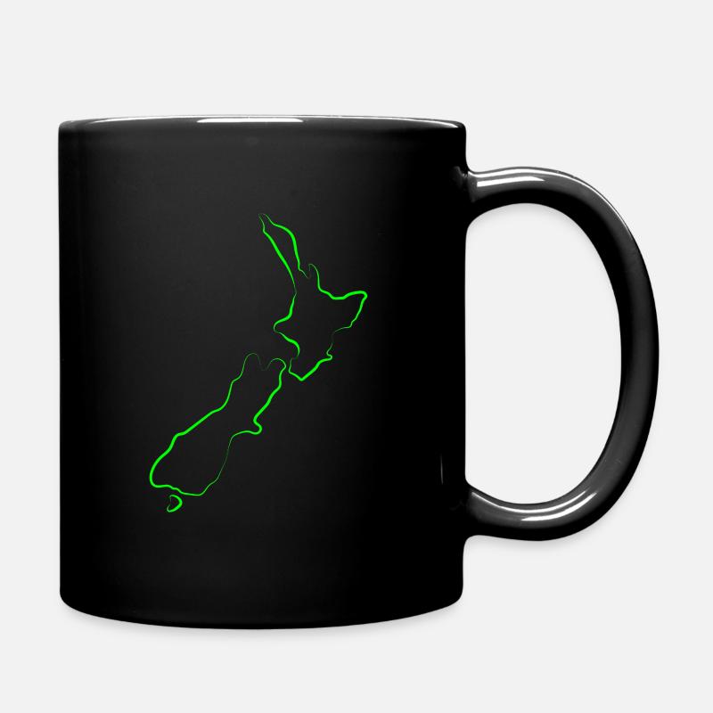Neuseeland Australien - Tasse einfarbig - Schwarz