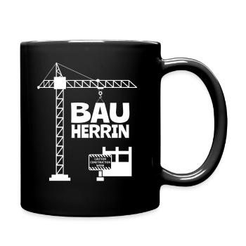 BAUHERRIN - Tasse einfarbig - Schwarz - Rechts