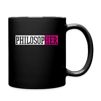 Philosopher Philosophy Teacher - Full Colour Mug - black - Right