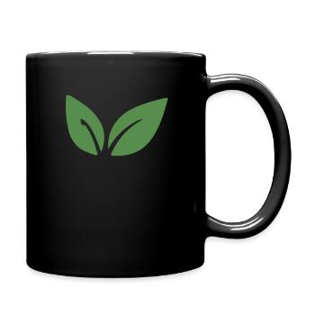 Végétalien végétalien - Mug uni - noir - Droite