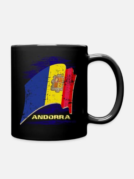 Andorra La Vella Zwergstaat Fürstentum Europa - Tasse einfarbig - Schwarz
