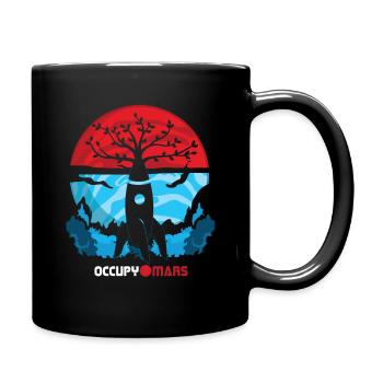 Occuper la planète pour la culture des plantes Mars Rekete - Mug uni - noir - Droite