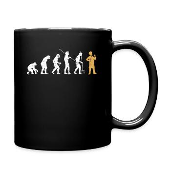 Cuisinier évolution - Mug uni - noir - Droite