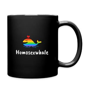 Magical Homosexwhale - Gay Pride LGBT - Mug uni - noir - Droite