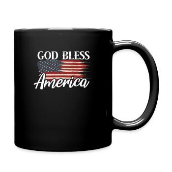 Amérique - Mug uni - noir - Droite