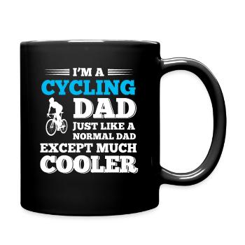 Vélo vélo papa - Mug uni - noir - Droite