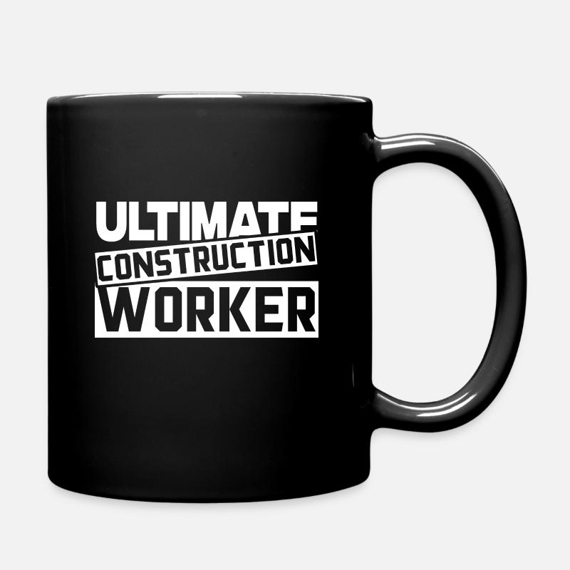 Ouvriers du bâtiment Ouvriers du bâtiment Ouvriers du bâtiment - Mug uni - noir