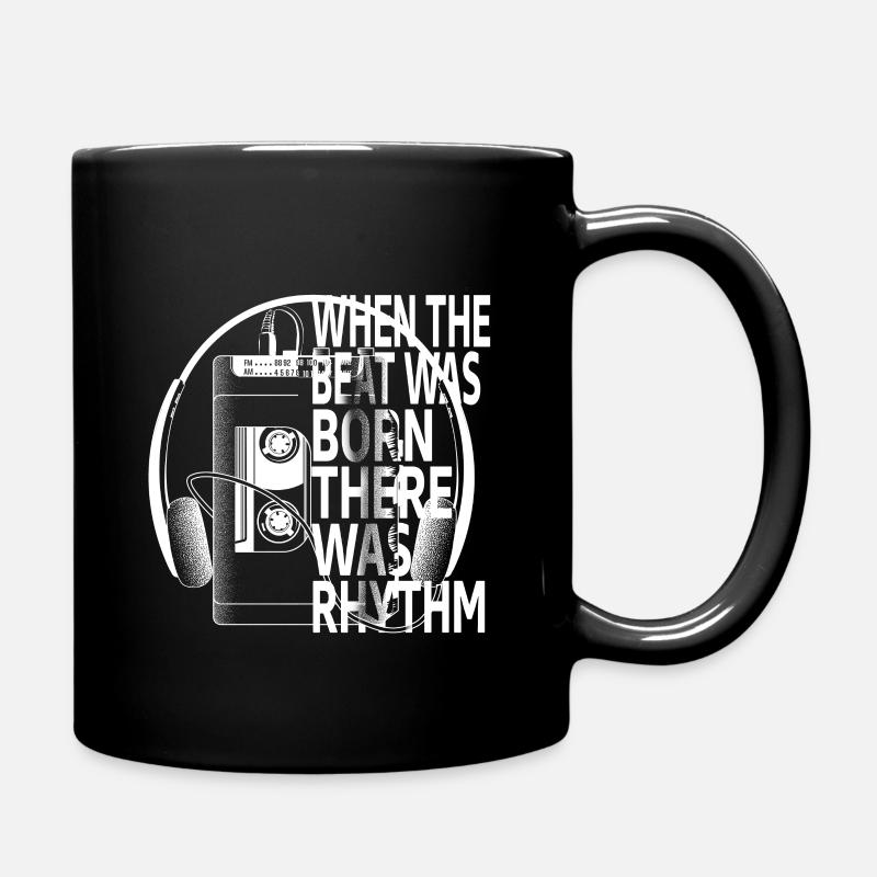 Retro Cassette - Tasse einfarbig - Schwarz