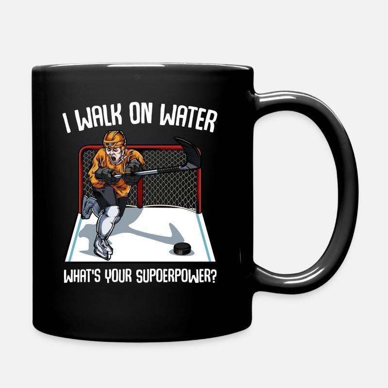 hockey - Mug uni - noir