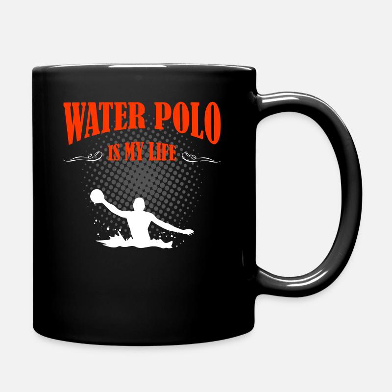 Water Polo - Tasse einfarbig - Schwarz