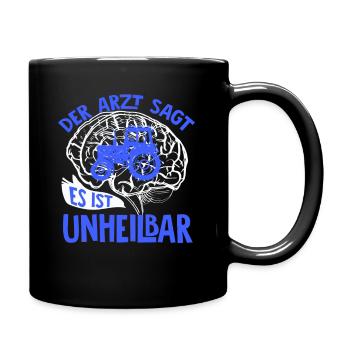 Farmer farmer farming - Full Colour Mug - black - Right