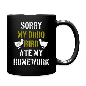 Dodo Vogel - Mug uni - noir - Droite