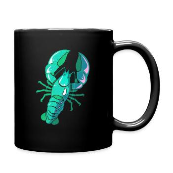 Hummer - Tasse einfarbig - Schwarz - Rechts