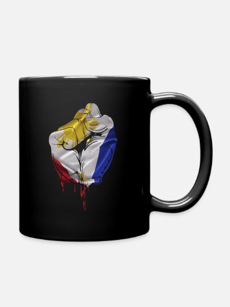 Philippinisches Land Faust Geschenk - Tasse einfarbig - Schwarz