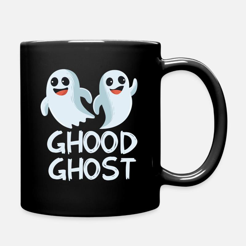 halloween Geist Gespenst Poltergeist - Tasse einfarbig - Schwarz